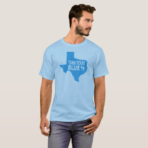 Vänd Texas blåttT-tröja målar Amerika om ige Tee Shirt