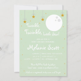 Vänd, Twinkle, Little Star! Baby Shower Inbjudningar