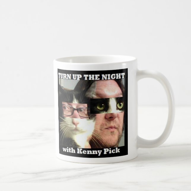 Vänd upp natten med muggen för den Kenny Kaffemugg (Höger)