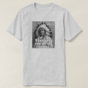 VÄND UT är DU ALL OLAGLIG T-shirt