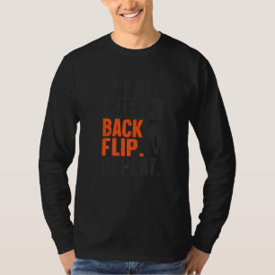 Vänd viloläge Vänd Upprepa Gymnast Gymnastic Parko T Shirt