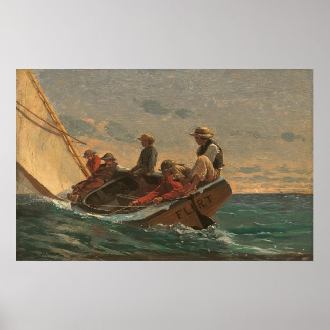 Vänd - Winslow Homer Fine Art Poster (Framsidan)