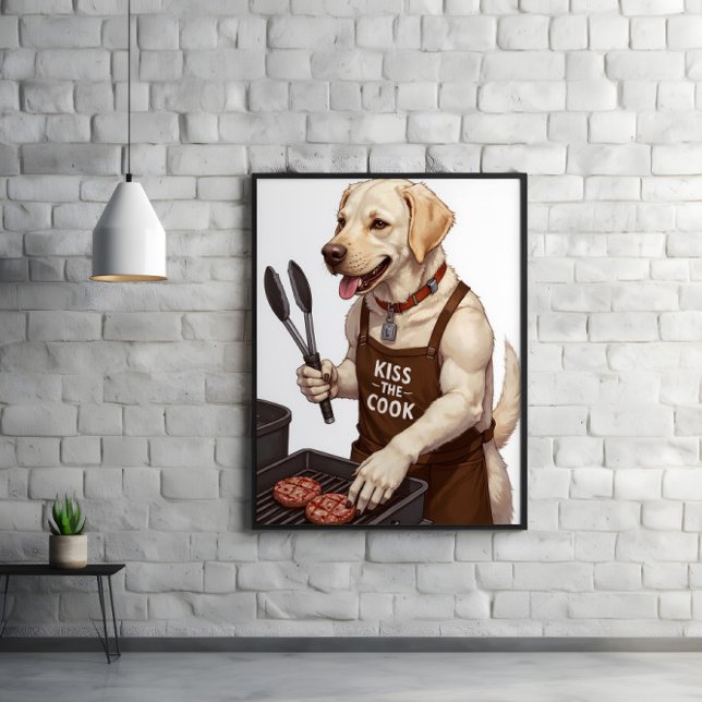 Vända burgare, Wagging Svan, Grill Chef Poster (Skapare uppladdad)