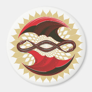 Vända dragoner magnet