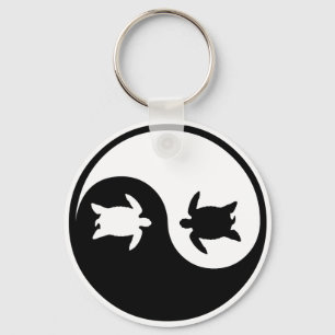 Vända mot Ying Keychain Nyckelring