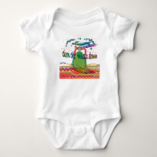 VÄNDA MUSIKEN NER T SHIRT (Framsida)