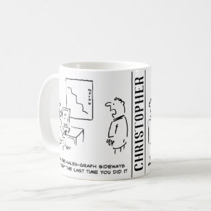 Vända sökvägar för Office Sales Chart Kaffemugg