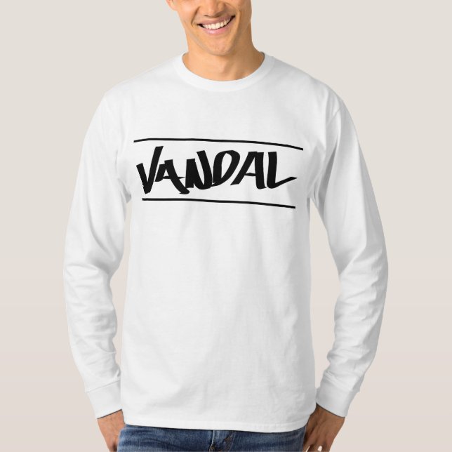 VANDALEN SKRIVAR TEE SHIRT (Framsida)