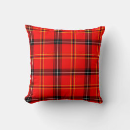Vändbar dekorativ kudde för Tartanpläddesign