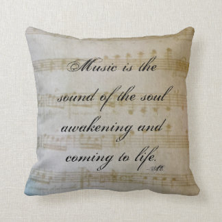 Vändbar musik kudder kudde