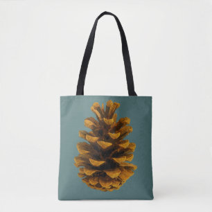 Vändbar toto för Pinecone palooza Tygkasse