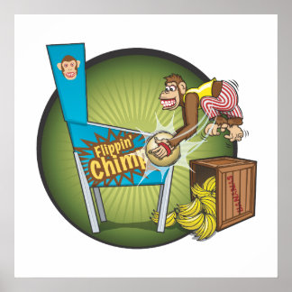 Vänd'Chimp Poster