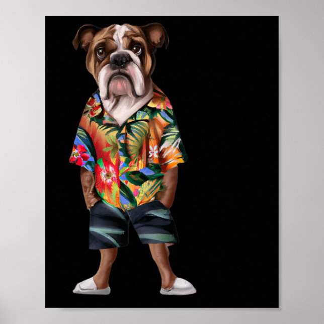 Vande hawaiian och Kort 1 Poster (Framsidan)