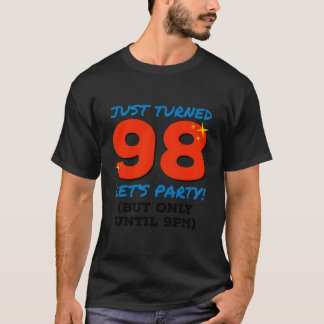 Vände precis 98 Party tills 98:e födelsedagen kl.  T Shirt