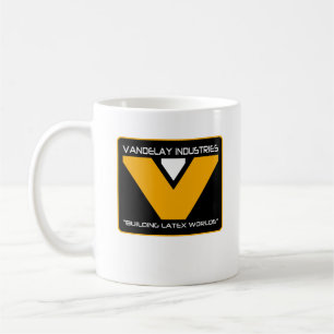 Vandelay Industries Byggnad Latex Worlds Funny Kaffemugg