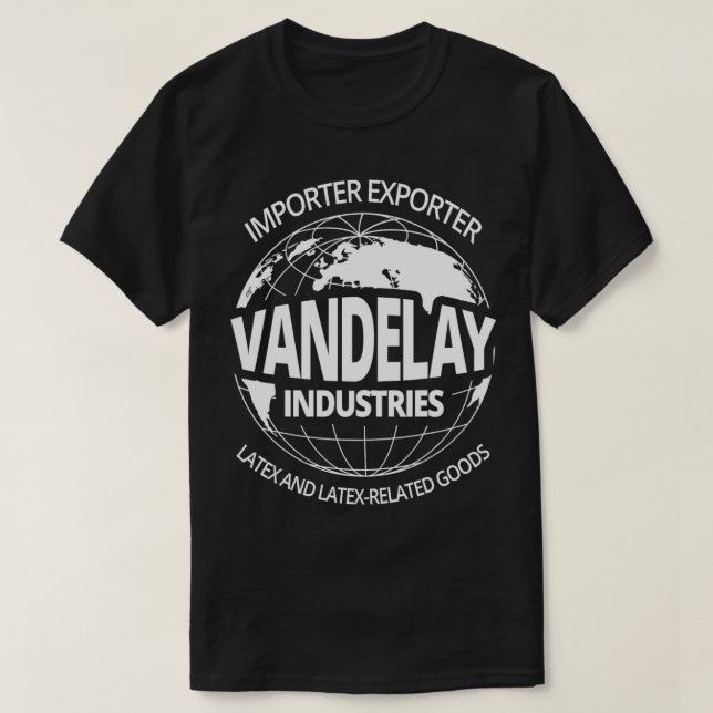 Vandelay Industries LateRelated Goods Novelty  T Shirt (Design framsida)