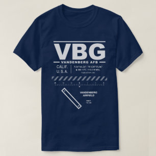 Vandenberg Luft Force Base VBG T-Shirt