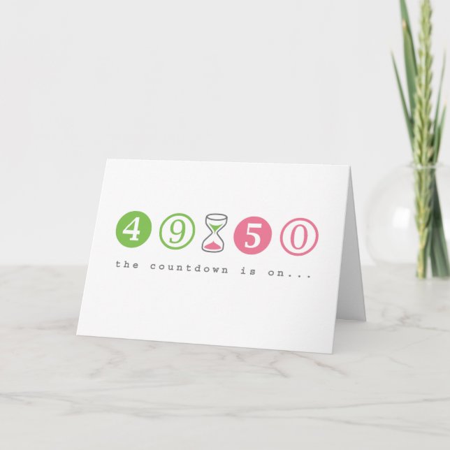 Vänder 50 år kort (Framsida)