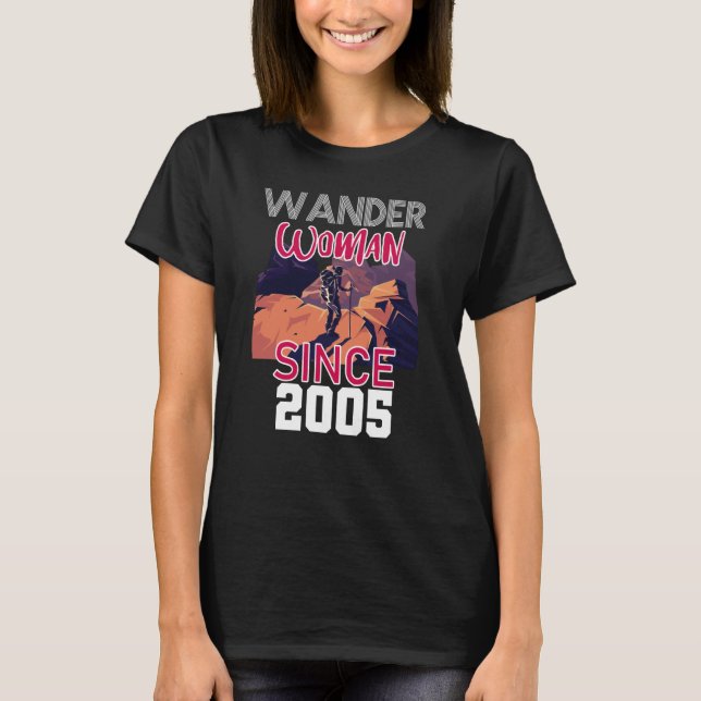 Vander kvinna sedan 2005 t shirt (Framsida)