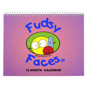 "Vänder mot Fudsy" - kalendern för 12 månad Kalender