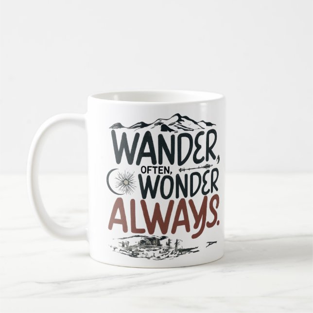 Vander ofta,  alltid" kaffemugg (Vänster)