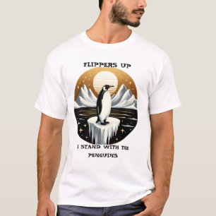 Vänder upp Golden Sunset T Shirt