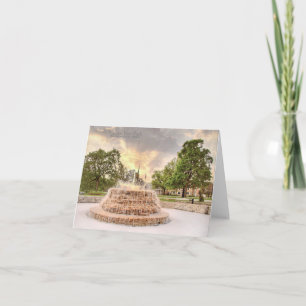 Vander Veer Park Davenport Iowa-anteckningskort Kort