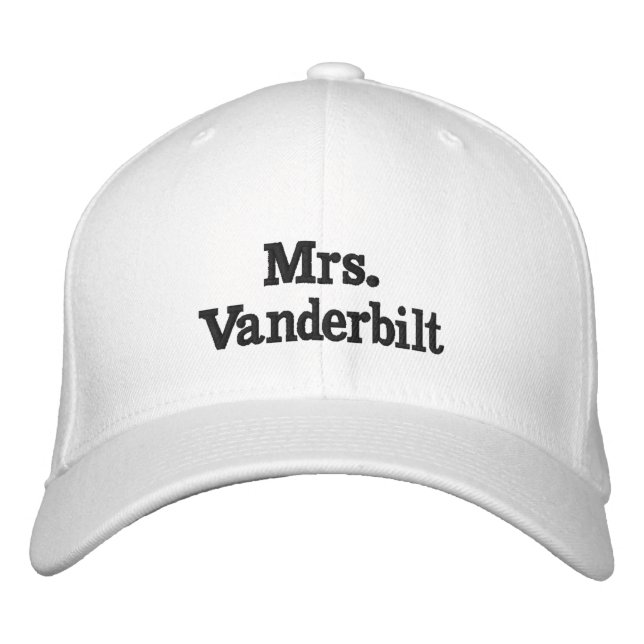 Vanderbilt Classic Hat 🧢 Broderad Keps (Framsida)