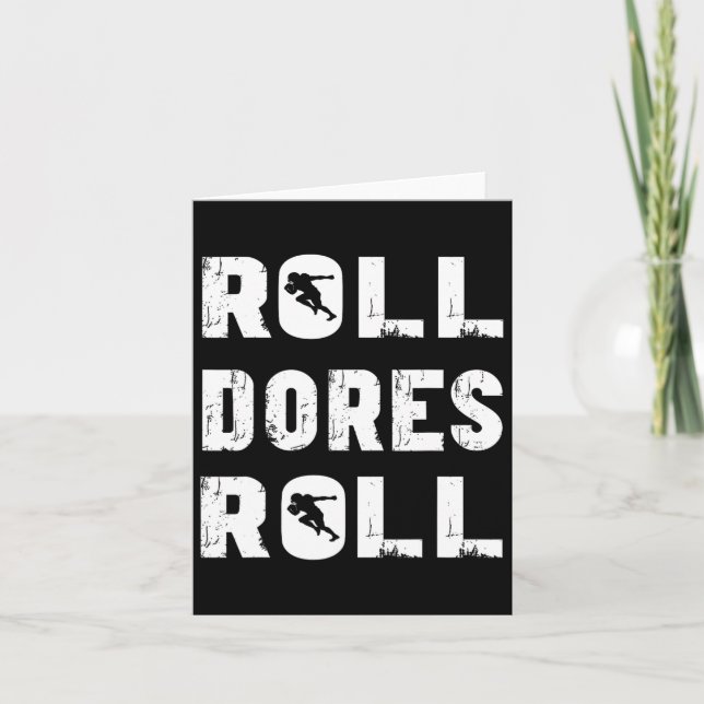 Vanderbilt Football Roll Dores Roll Kort (Framsida)