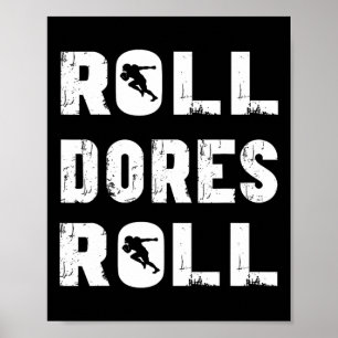Vanderbilt Football Roll Dores Roll Poster