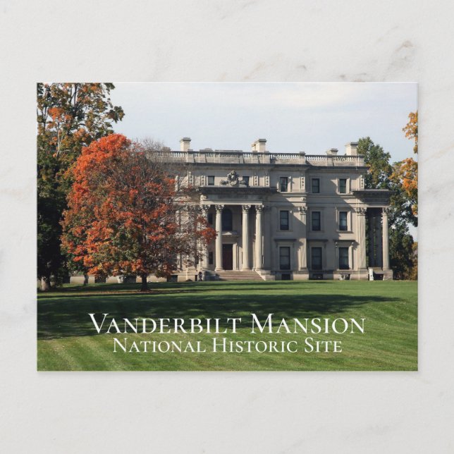 Vanderbilt Mansion National Historic Site, NY Vykort (Framsida)