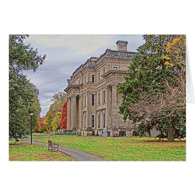 Vanderbuild Mansion Hälsningskort (Framsidan Horizontal)