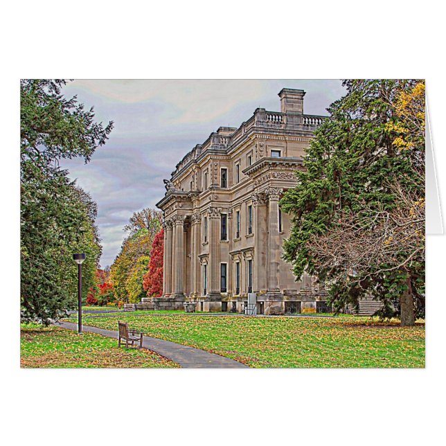 Vanderbuild Mansion Hälsningskort (Framsidan Horizontal)