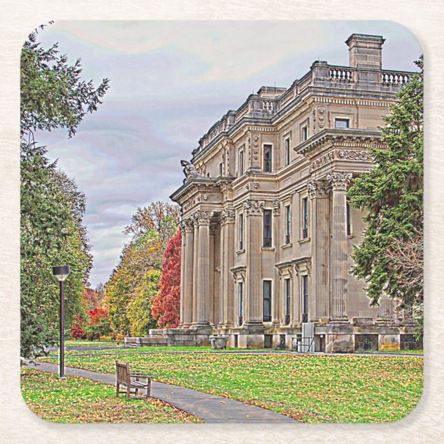 Vanderbuilt herrgård underlägg papper kvadrat (Framsidan)