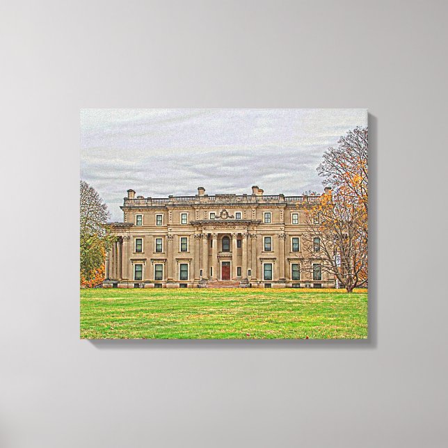 Vanderbyggda Mansion Canvastryck (Framsida)