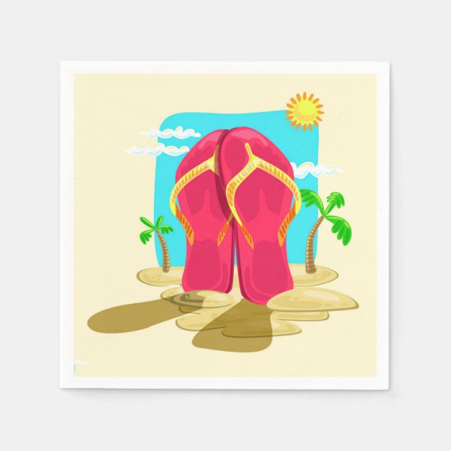 Vändflockar Pappersservett (Framsidan)