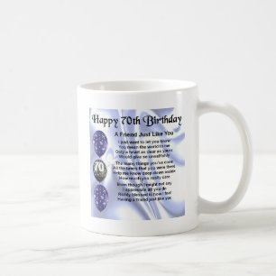 Vändikt - 70th födelsedag kaffemugg