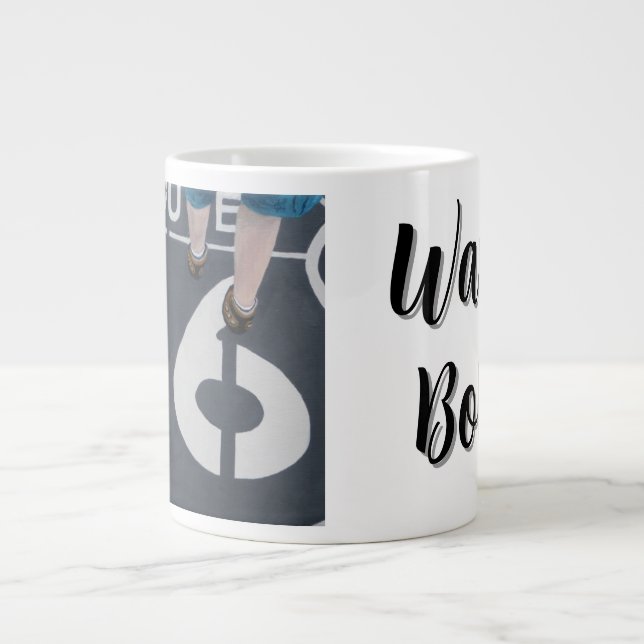 Vandra djärvt jumbo mugg (Framsidan)
