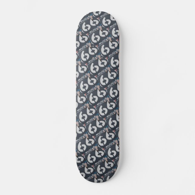 Vandra djärvt mini skateboard bräda 18,5 cm (Framsida)