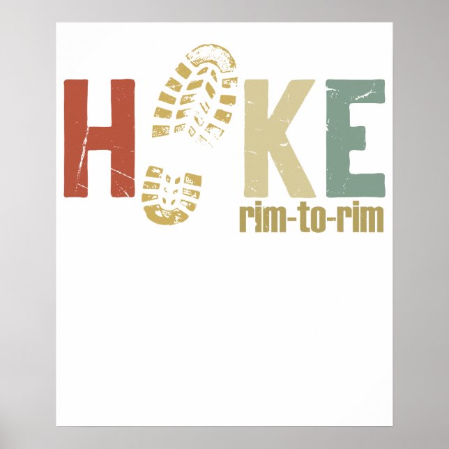 Vandra från kant till kant rolig camping 2 poster (Framsidan)