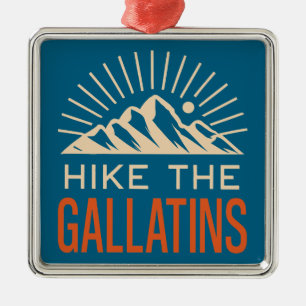 Vandra Gallatin Mountains Sunburst Julgransprydnad Metall