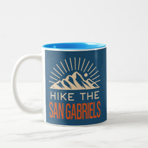 Vandra i San Gabriel Mountains Kalifornien Sunburs Två-Tonad Mugg