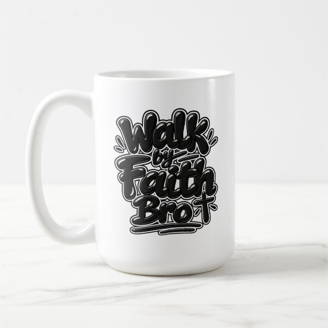 Vandra i tro Bro Kaffemugg (Vänster)