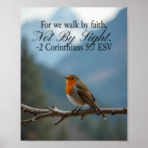 Vandra i tro, inte i syn 2 Korinthierbrevet 5:7 Poster