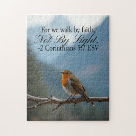 Vandra i tro, inte i syn 2 Korinthierbrevet 5:7 Pussel