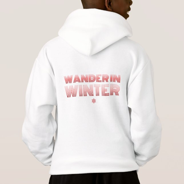 Vandra i vinterrött t shirt (Baksida)