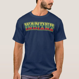 Vandra Indiana citat familj T Shirt