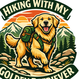 Vandra med min Golden Retriever förkläde