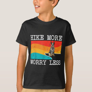Vandra mer oroa dig mindre australiensisk boskapsh t shirt