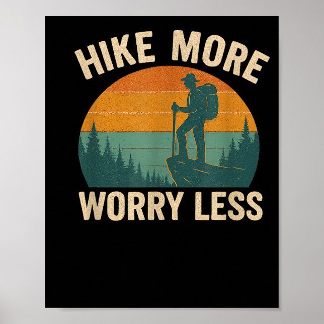 Vandra mer oroa dig mindre rolig vandring  poster (Framsidan)